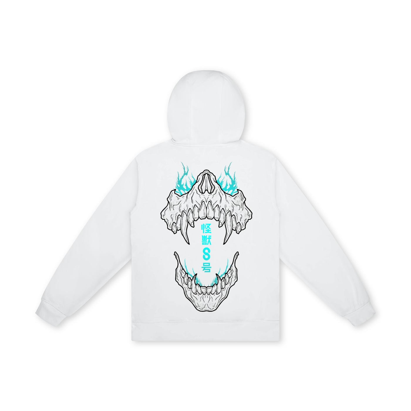 Jaw of Kaiju White Hoodie