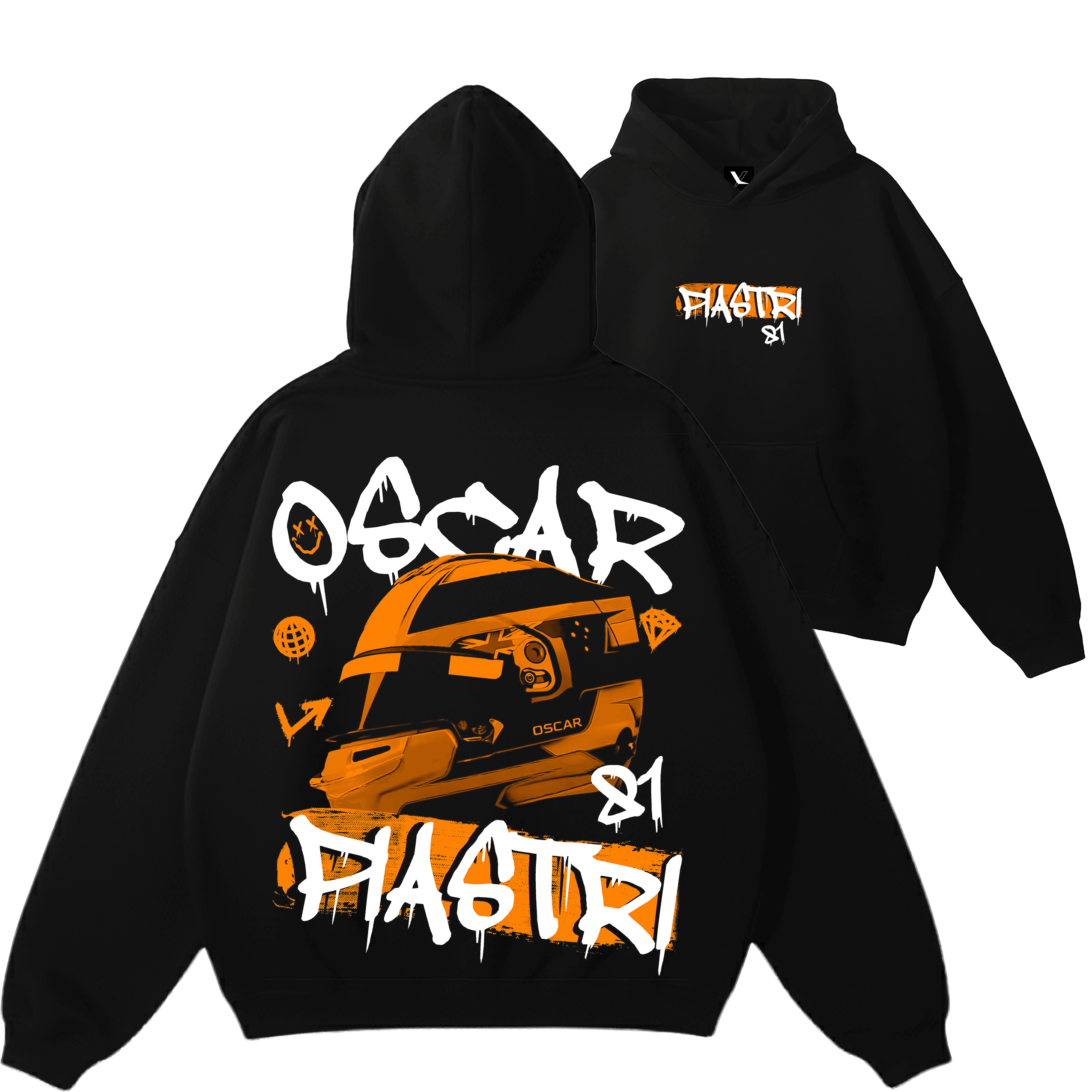 Piastri Drip Oversized Hoodie